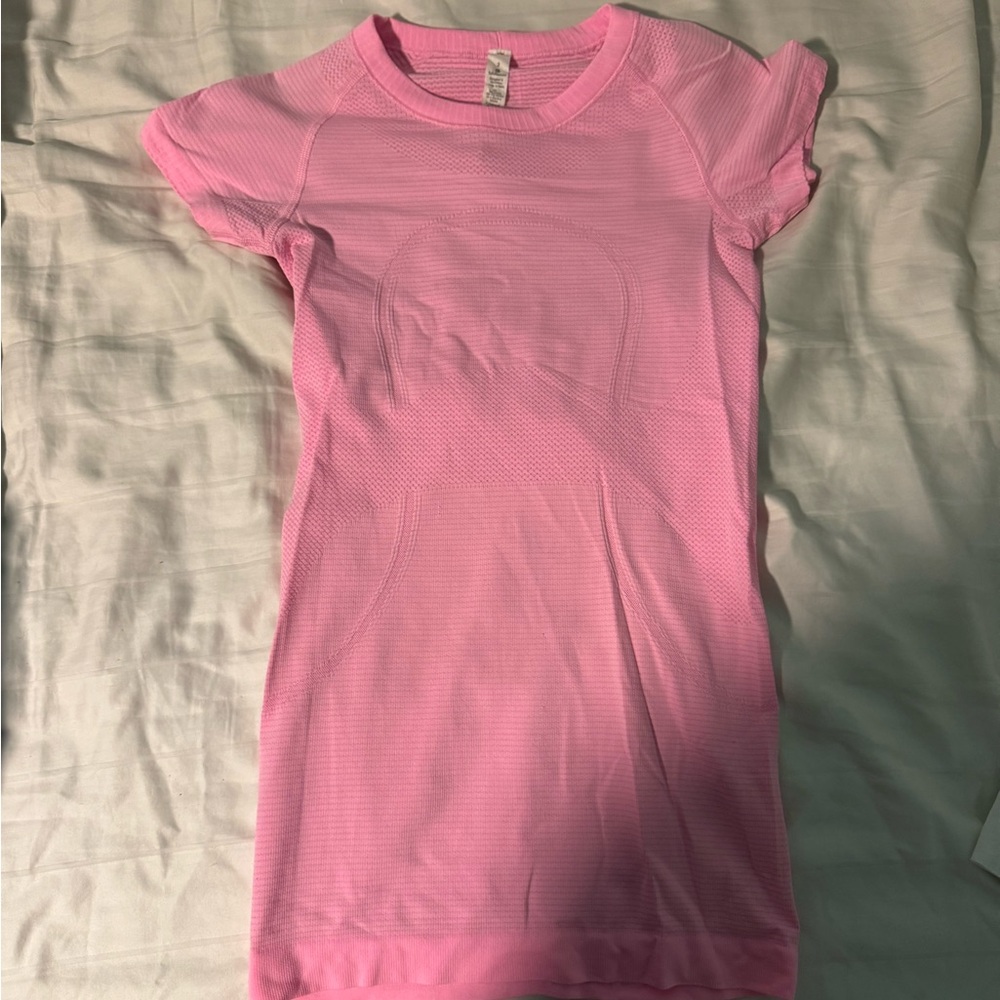 lululemon athletica Pink Short Sleeve Kids Tee